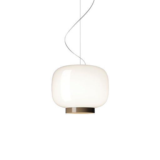 Foscarini Chouchin 3 Rev. LED dimm. bianco/grigio, Sospensione