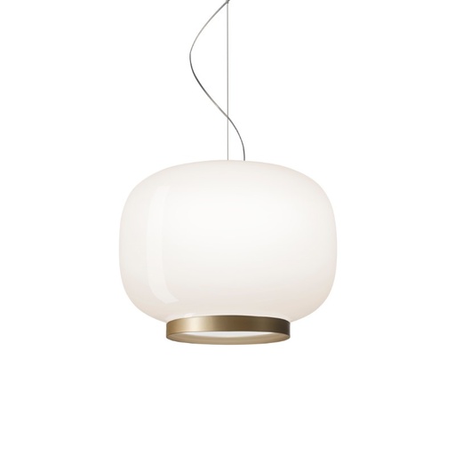 Foscarini Chouchin 1 Reverse LED bianco/oro, Sospensione