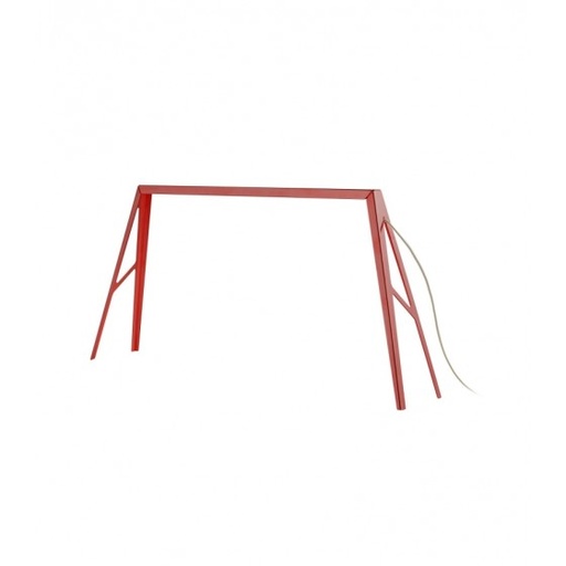 Foscarini Bridge 1 rosso scuro, Tavolo