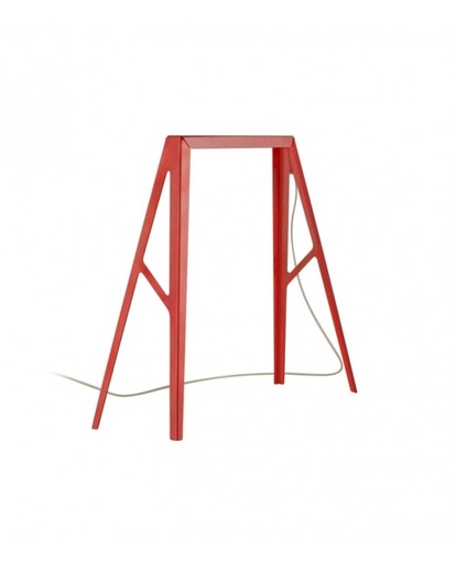 Foscarini Bridge 2 rosso scuro, Tavolo