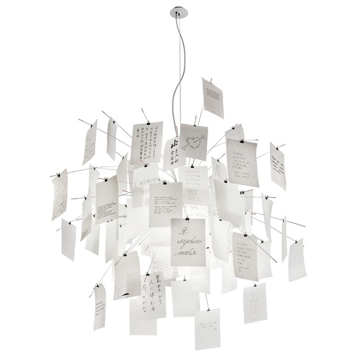 Ingo Maurer Zettel´Z 5 - cable 330 cm, Suspended