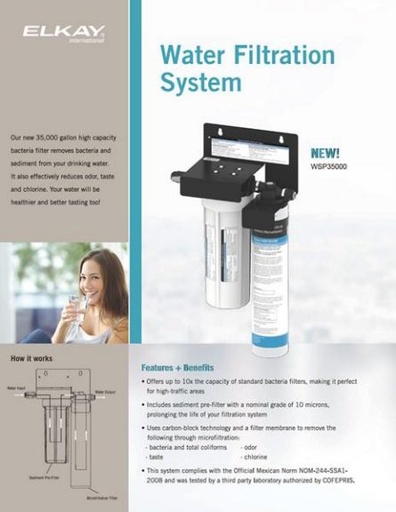 ELKAY f-4741 Water Filtration System